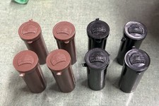 Stanhome - Black Plastic Bobby Pin Holder - 2  Tall With Pins In All Containers