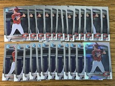 2025 Bowman Draft #BDC-32 TYSON LEWIS Prospect Chrome Base Lot x24 + Refractor