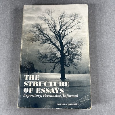 The Structure Of Essays By Howard C Brashers 1972 Vintage Trade Paperback Book