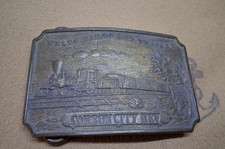 Rare Old Belt Buckles WELLS FARGO CARSON CITY NEV, #8900-7