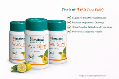 Himalaya AyurSlim Tablets Herbal Weight Management Support 180 Tabs free ship