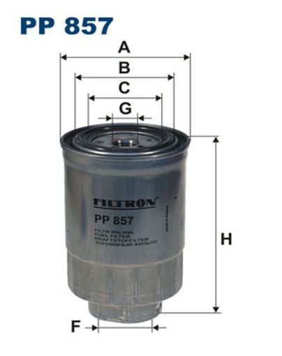 Für FILTRON PP 857 FUEL FILTER