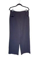 Vince Camuto Black Wide Leg Career Trousers Size 10