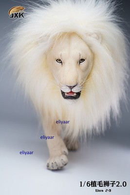 JXK JXK082B Lion 2.0 Hair Transplant Resin Figurines Model Limited Animal Statue