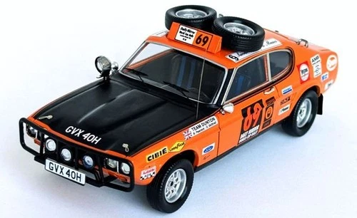 Trophy DSN393 Ford Capri Mk1 London Mexico 1970 No.69 Peacock /Skittrall 1/43