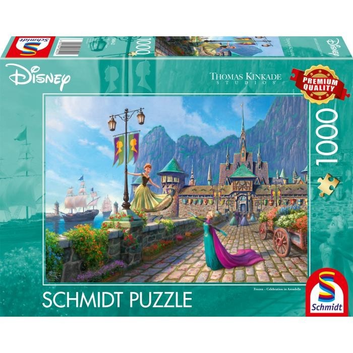 Schmidt Spiele 57368 Thomas Kinkade Seaside Cottage Jigsaw Puzzle 1000 Pieces