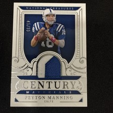 2025 National Treasures PEYTON MANNING Century Materials /99 HOF SB Champ 🏆🏆