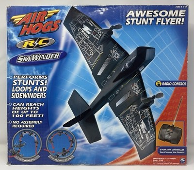 Vintage 2003 Air Hogs RC SkyWinder Stunt Plane Complete New Open Box Collectible