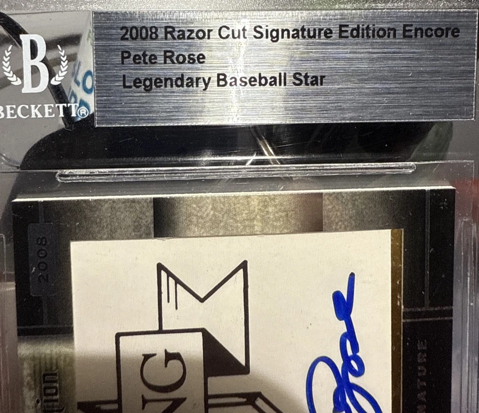 2001 Razor Cut🔥Signature Edit 🔥Pete Rose - Image 2 of 3