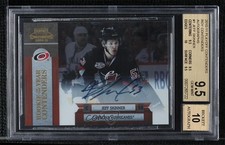 2010 Playoff Contenders Rookie of the Year 42/50 Jeff Skinner BGS 9.5 Auto 06st