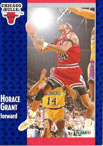 Horace Grant #27 1991 Fleer card