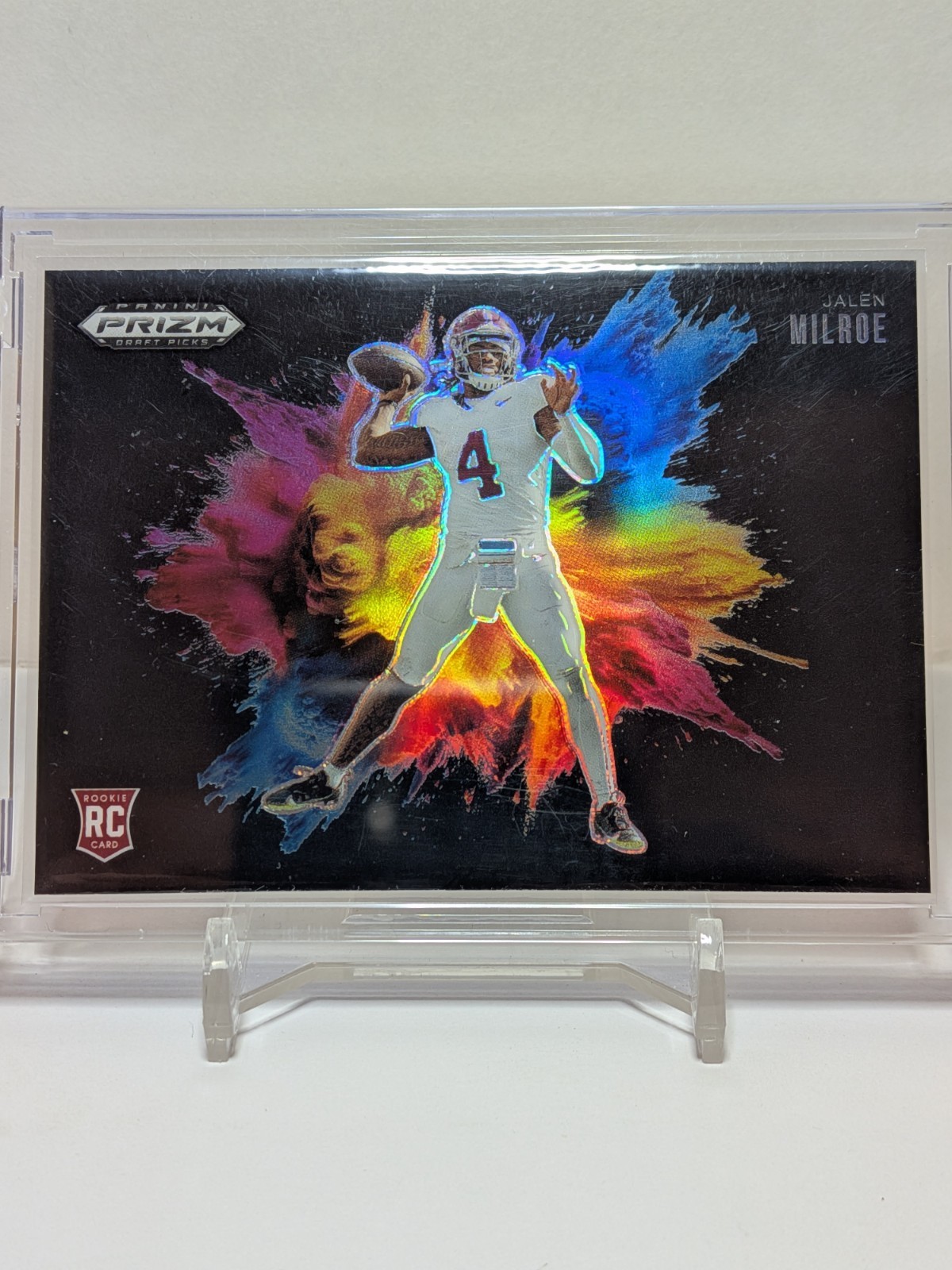 2025 Prizm Draft Picks Jalen Milroe Black Color Blast,  Case Hit!! #18