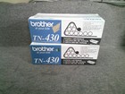 TN-430 TN430 430 New Genuine Brother (2 pack) Black Toner Cartridges