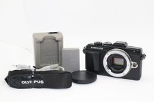 Olympus PEN Lite E-PL7 Black Body Mirrorless SLR w/ 6662 Shutters 769216