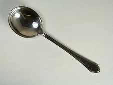 MAPPIN & WEBB Cutlery - PEMBURY Pattern - Soup Spoon / Spoons - 7"
