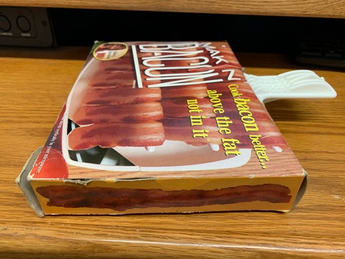 Vintage 1996 MAK N BACON MICROWAVE COOKER MAKIN BACON - Picture 3 of 8