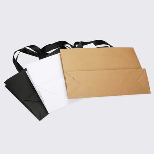 200x Boutique Euro Tote Paper Clothes Bag Craft Grocery Party Wedding Wrap Bags - Picture 5 of 10