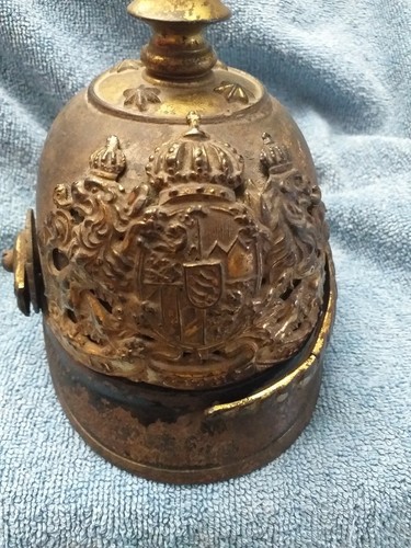 Altes bayerisches Tintenfass  Pickelhaube Bayern - Bild 7 von 12
