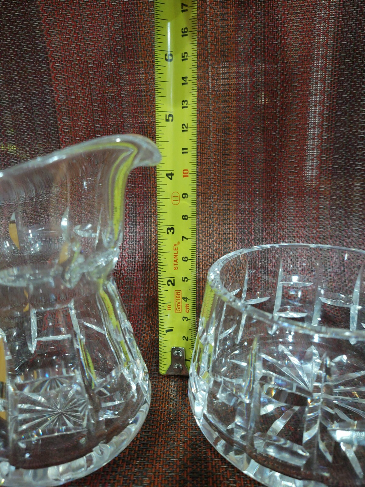 Waterford Crystal Sugar Bowl and Creamer Set Tralee Pattern eBay