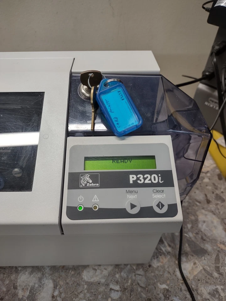 *SPECIAL* Zebra P320i USB Color Card Printer+ USB, PSU CORDS !!!! - Image 3 of 4