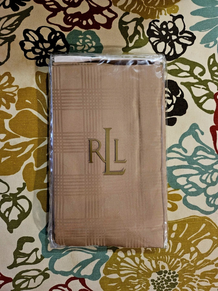 Ralph Lauren Suite Glen Plaid ¡¡Una farsa estándar en camello!!! Foto 2 de 4