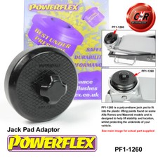 Powerflex Road Jack Pad Adaptor for Maserati Ghibli (2013 on) PF1-1260