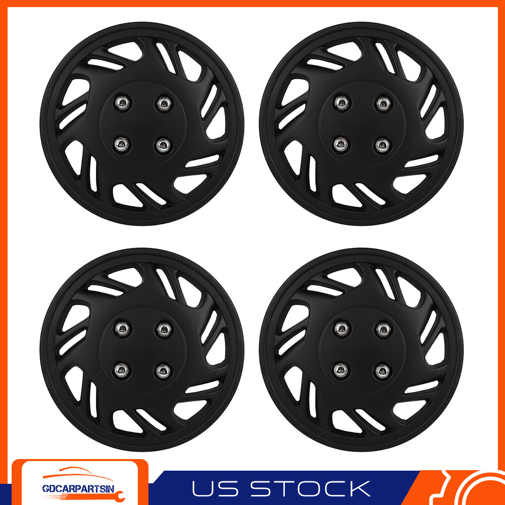 13-inch Set of 4 Snap-On Full Rim Hub Caps for R13 Wheels  