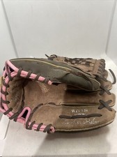 Rawlings WFP120 Girls 12" Fastpitch Softball Glove Right Hand Throw Brown Pink