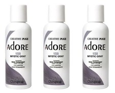 BL Adore Semi-Permanent Haircolor 158 Mystic Gray 4oz X 3 Counts