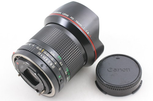 【Almost Unused w/ Box, Case】 Canon New FD NFD 14mm f/2.8 L Wide Angle Lens JAPAN - Picture 10 of 12