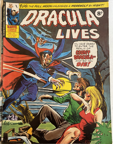 DRACULA LIVES. NUMBER'S BETWEEN 3-59. (13 ISSUES VINTAGE 1974-1975 MARVEL MAG.) - Picture 3 of 14