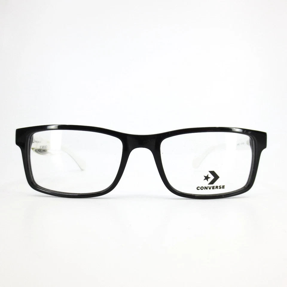 Оправы для очков Converse A400 черные белые прямоугольные с полным ободком 51-17-135 - Изображение 2 из 4
