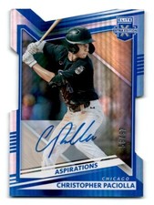 2022 Elite Extra Edition Signatures ASPIRATIONS DIE CUT CHRISTOPHER PACIOLLA