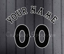 Baseball New York Mets Customized Number Kit for 2024 City Connect Uniform