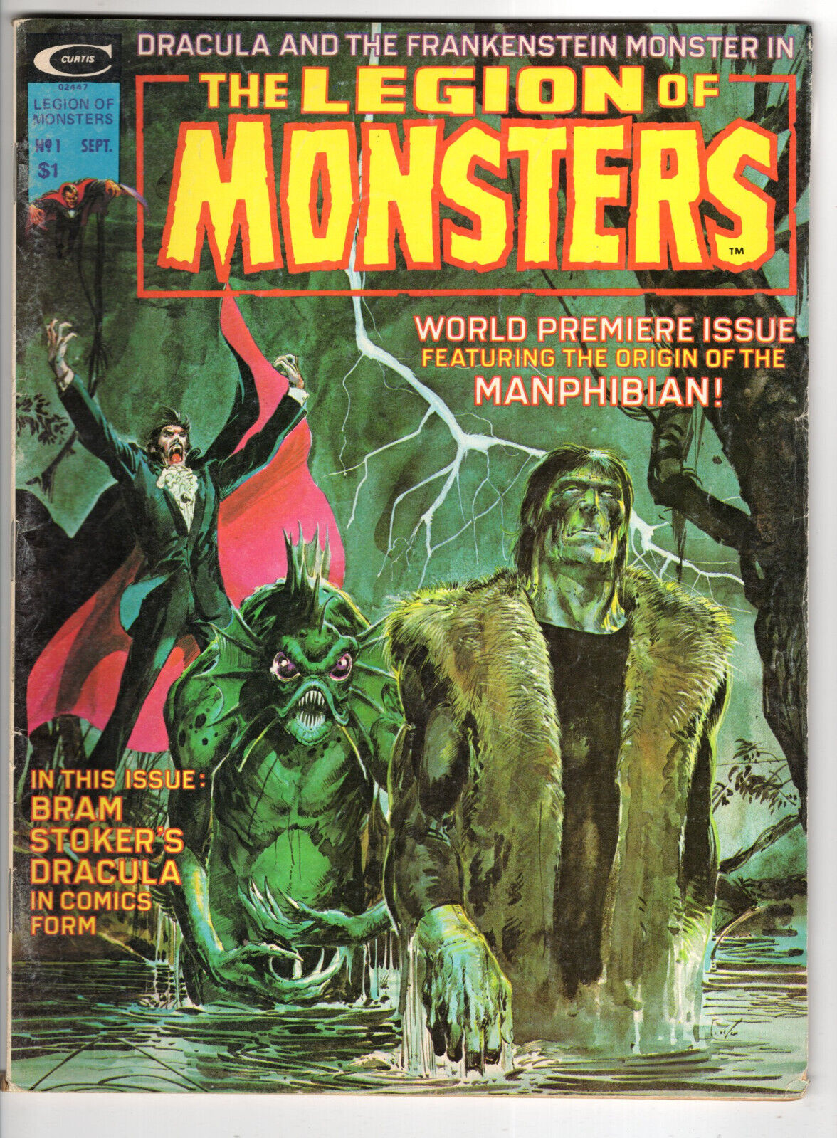 Legion Of Monsters #1 Very Good-Fine 5.0 Origin & First Appearance 1975