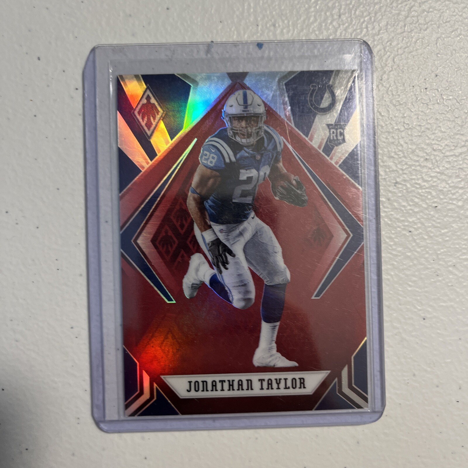 2020 Panini Phoenix - Rookies Red #118 Jonathan Taylor /299 (RC)