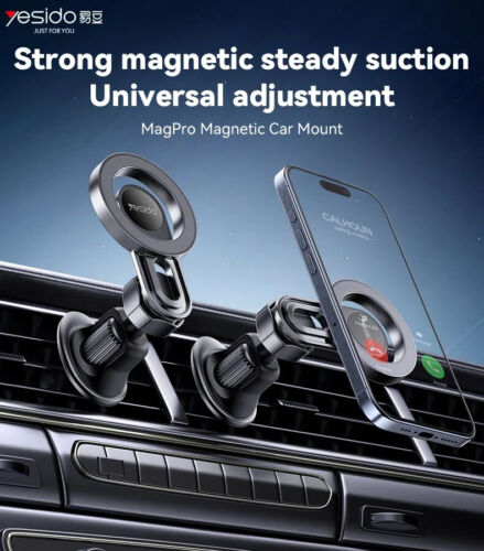 Magnetic Phone Holder Car Air Vent Mount 360 Rotataion For Magsafe - Picture 5 of 9
