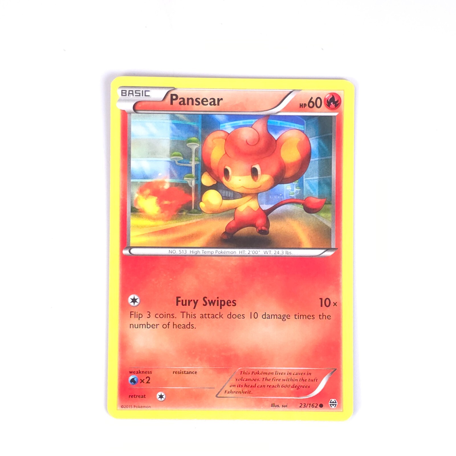 Pansear 23/162 Pokemon XY - BREAKthrough Common NM