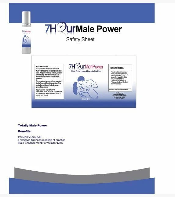 Gel de excitación 7Hour Power Male Enhancement y suplemento cetogénico para pérdida de peso cetogénico Foto 4 de 4