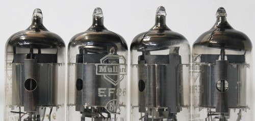 EF86 Mullard "O" Getter Made in Gt.Britain Amplitrex Tested Qty 2 Match Pair - Picture 7 of 14