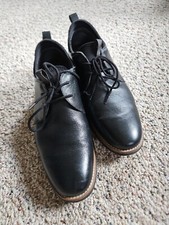Hush Puppies Men's Size 9 Black Leather Casual Shoes