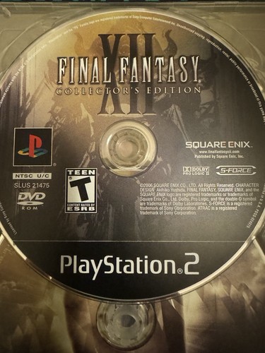 Final Fantasy XII Collector’s Edition Steelbook Playstation 2 - Great Condition! - Picture 3 of 6