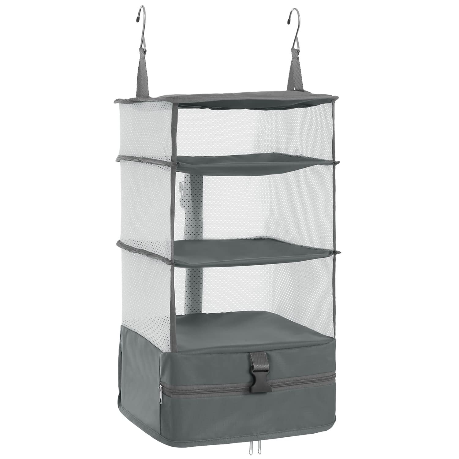 Hanging Packing Cubes Portable Travel Closet Collapsible Compression Clothes ...-image