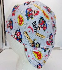 Mario Bros Drift Custom Made Construction, Welder, Pipe-fitter, Biker Hat