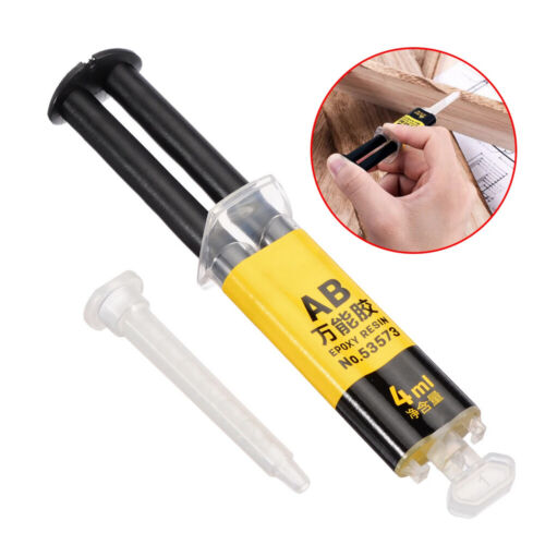 Epoxy Resin AB Glue Strong Adhesive Repairs for Glass Ceramic Plastic 4ml - Picture 1 of 12