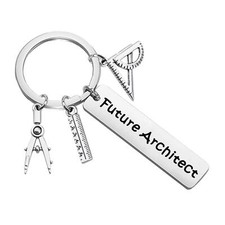 Architect Keychain Gift Architecture Student Graduation Future Architect Charm