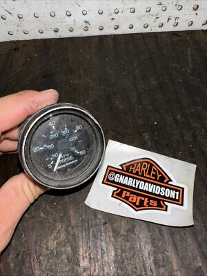 #ad Harley FXRT FLH Touring OIL PRESSURE Gauge Glide Dash Shovelhead Evo OEM 117 $37.50