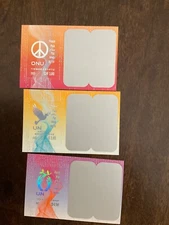 UN 2022 Crypto, Hands reaching NY 1308, Geneva 725,Vienna 703 cat $26.25 lotB35