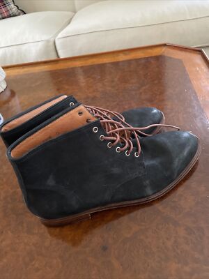 WARFIELD & GRAND Plain Toe Chukka Boots In Black Size 13 $189 NWOB WARFIELD & GRAND Plain Toe Chukka Boots In Black Size 13  main image 2
