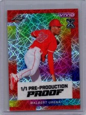 Walbert Urena 2024 Leaf Baseball 1/1 Pre Production Proof